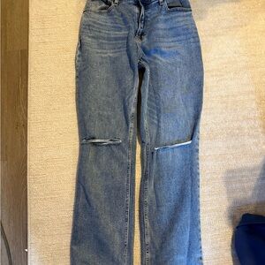 Abercrombie & Fitch 90s straight ultra high rise curve love